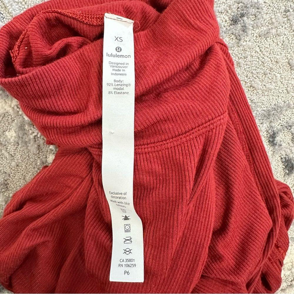 Lululemon Full Day Ahead Turtleneck XS Magma - Picture 7 of 13